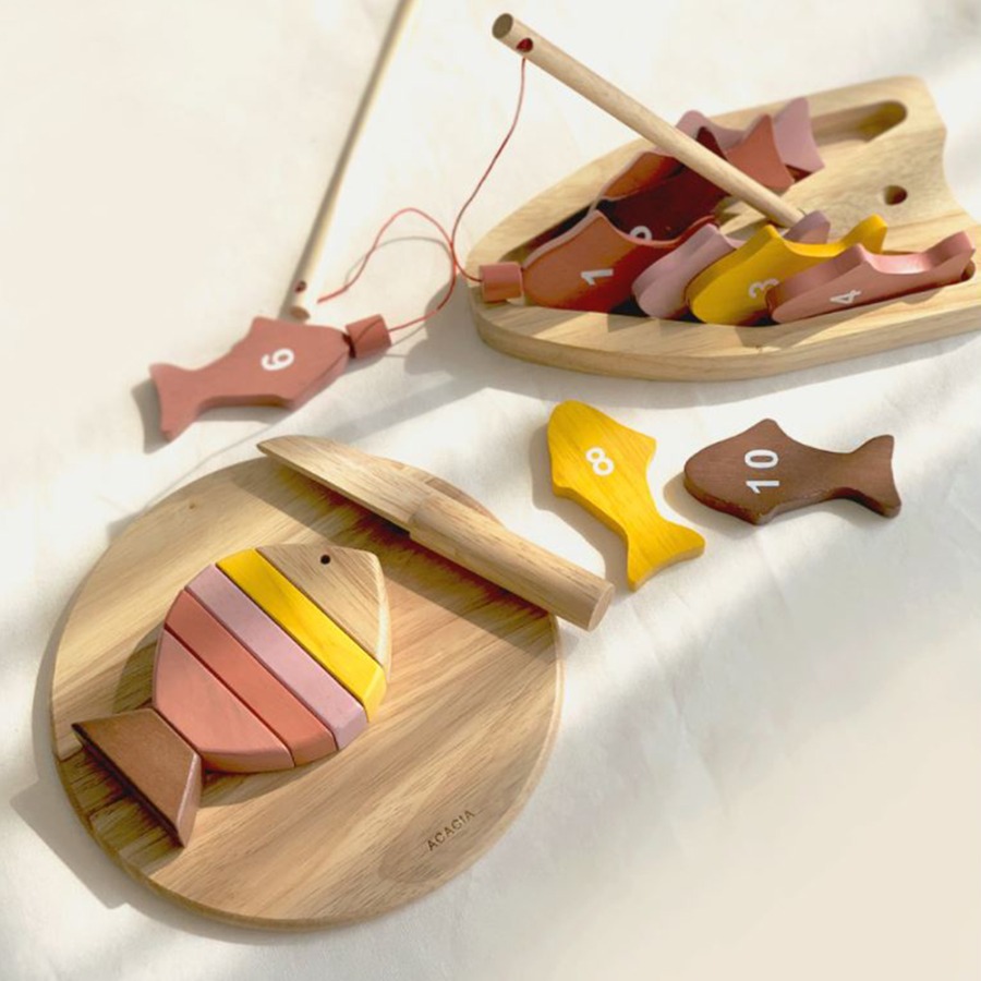 원목 아기장난감 자석 낚시놀이 요리놀이 장난감